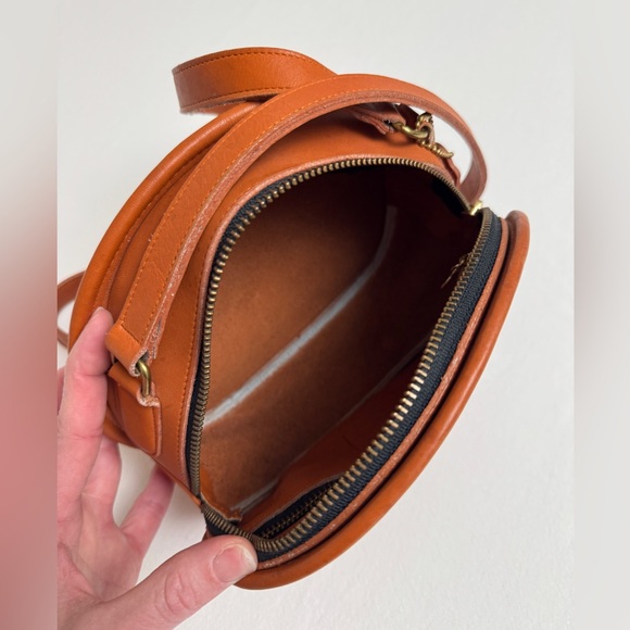 Vintage COACH Mango Orange Leather Shoulder Bag Glove Tanned USA Made Rare Retro - Picture 12 of 16